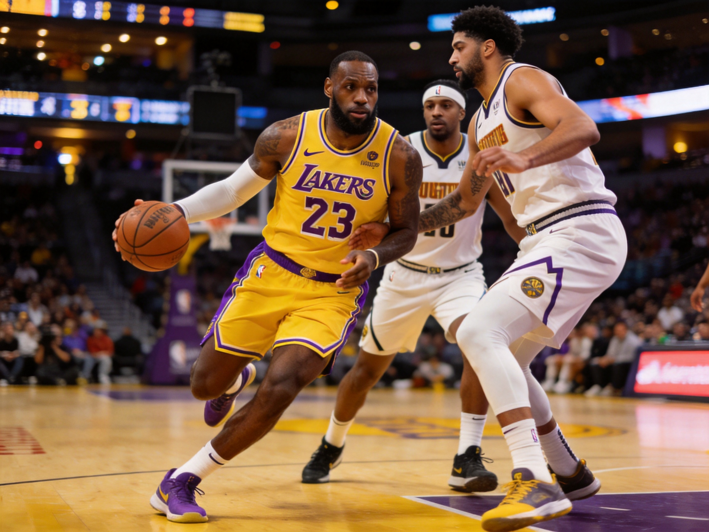 NBA季后赛 湖人vs掘金